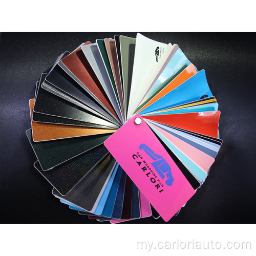Car Vinyl သည် Satin Metall သတ္တုအနီရောင်ကိုထုပ်သည်